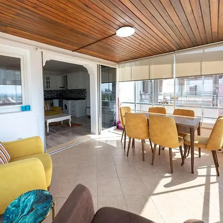 Comfortable Apartment With Splendid Sea View In Turgutreis, Bodrum Lägenhet *